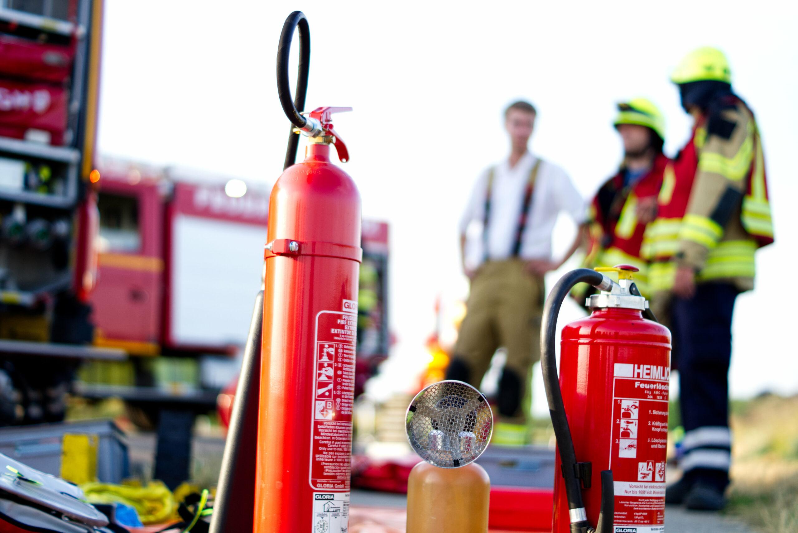 Feuer im Vorgarten